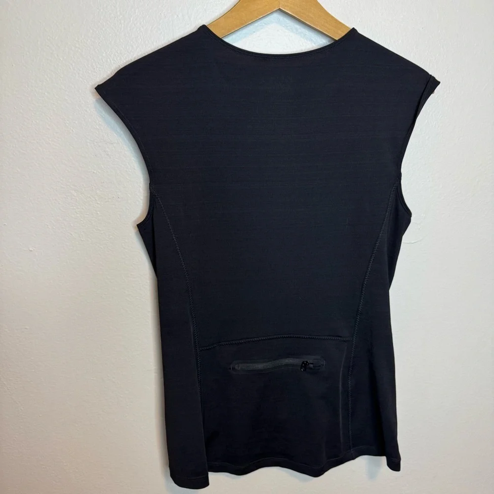 Athleta Pacifica Wrap Front Tank Black - Picture 10 of 11
